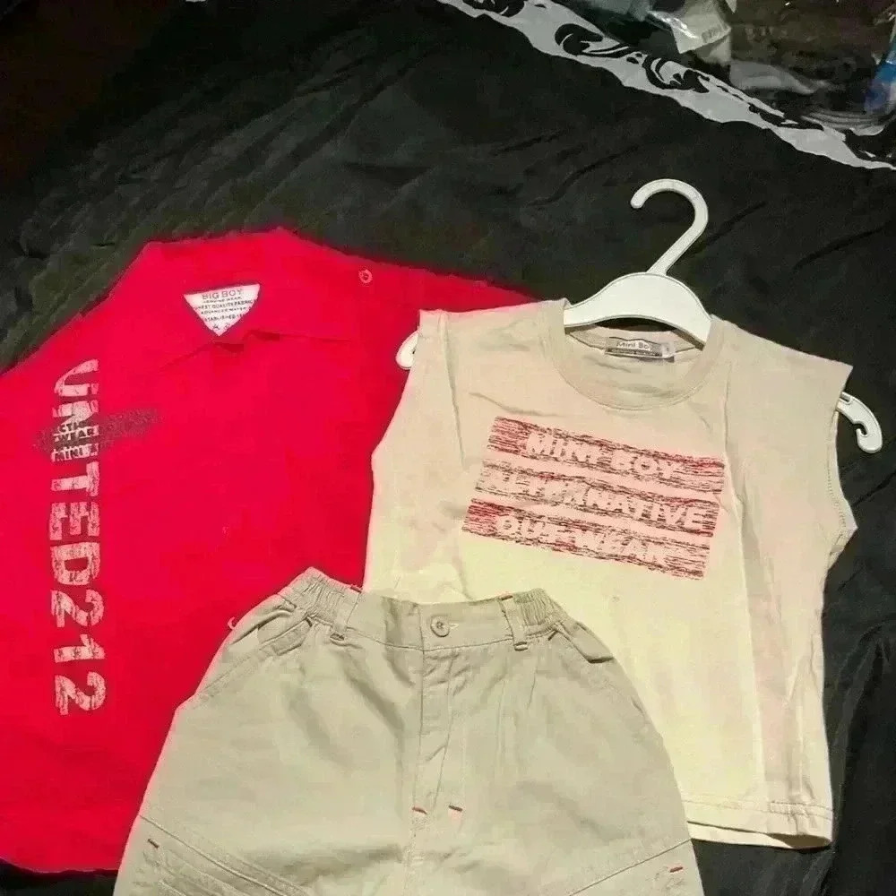 New boys summer  3 pieces set